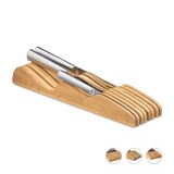 Artikelbild 1 für relaxdays XL Messer-Schubladeneinsatz braun 1 St., Artikelnummer 562563