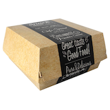 Artikelbild 1 für PAPSTAR Burger-Boxen pure braun 18,0 x 18,0 cm, 50 St., Artikelnummer 466981