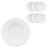 Artikelbild 1 für BAUSCHER Teller SMART STRIPES Fahne weiß Ø 28,0 cm, 6 St., Artikelnummer 819879