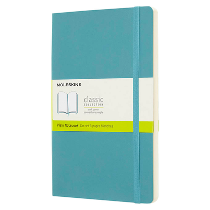 Artikelbild 2 für MOLESKINE Notizbuch Classic ca. DIN A5 blanko, riff blau Softcover 240 Seiten, 1 St., Artikelnummer 512376
