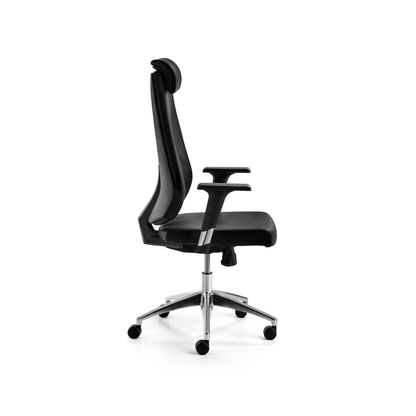 Artikelbild 2 für Mayer Bürostuhl myBESTMIND, 2462 Leder schwarz, Gestell alu, Artikelnummer 210033