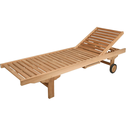 Artikelbild für Garden Pleasure Sonnenliege SOLO braun Holz, Artikelnummer 707651