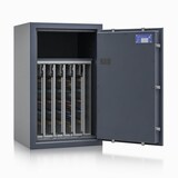 Artikelbild 1 für ISS safe4key Schlüsseltresor grau mit 440 Haken, Elektronikschloss, 50,0 x 42,0 x 80,0 cm, 1 St., Artikelnummer 850051