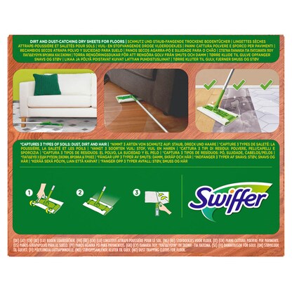 Artikelbild 2 für Swiffer DRY REFILLS Bodentücher, 18 St., Artikelnummer 526461