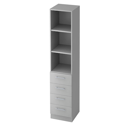 Artikelbild für HAMMERBACHER Regalschrank Gradeo, V7600/5/5/RE lichtgrau 40,6 x 42,0 x 200,4 cm, 1 St., Artikelnummer 233619