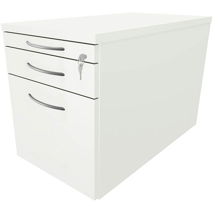 Artikelbild für fm fastline Rollcontainer weiß 3 Auszüge 43,6 x 80,0 x 52,0 cm, Artikelnummer 132371