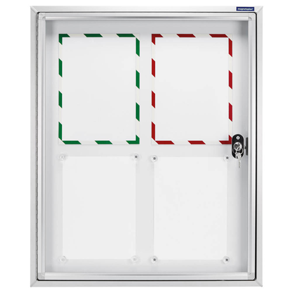 Artikelbild 6 für magnetoplan Schaukasten CC alu 4x DIN A4 92,0 x 10,5 x 78,0 cm, 1 St., Artikelnummer 576210