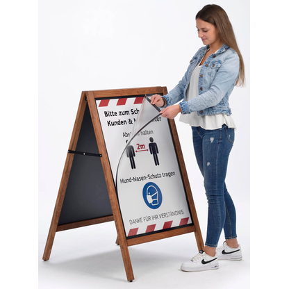 Artikelbild 3 für update displays Kundenstopper MULTI braun DIN A1 70,4 x 56,5 x 111,4 cm, 1 St., Artikelnummer 533226