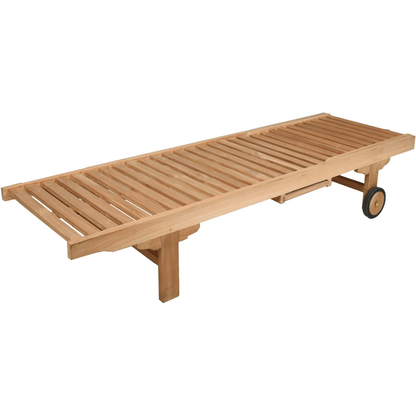 Artikelbild 2 für Garden Pleasure Sonnenliege SOLO braun Holz, Artikelnummer 707651