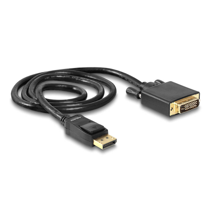 Artikelbild 2 für DeLOCK DisplayPort 1.1/DVI Kabel 1,0 m schwarz, 1 St., Artikelnummer 894677