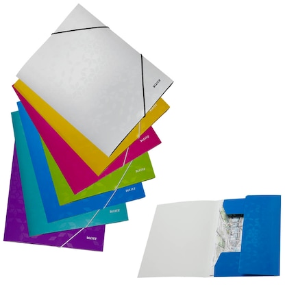 Artikelbild für LEITZ Eckspanner WOW 3982 DIN A4 farbsortiert, 7 St., Artikelnummer 904058