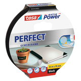 Artikelbild 1 für tesa PERFECT Gewebeband schwarz 19,0 mm x 25,0 m 1 Rolle, Artikelnummer 738557