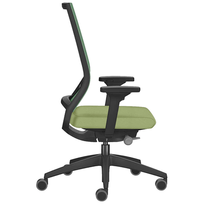 Artikelbild 3 für sedus Bürostuhl se:quaterback 2 membran, QB-125/204 Stoff grün, Gestell schwarz, Artikelnummer 769387