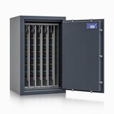 Artikelbild 1 für ISS safe4key Schlüsseltresor grau mit 600 Haken, Doppelbartschloss, 50,0 x 42,0 x 80,0 cm, 1 St., Artikelnummer 850071