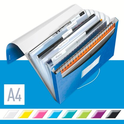 Artikelbild 6 für LEITZ Fächermappe WOW 4589 6 Fächer blau, 1 St., Artikelnummer 401137