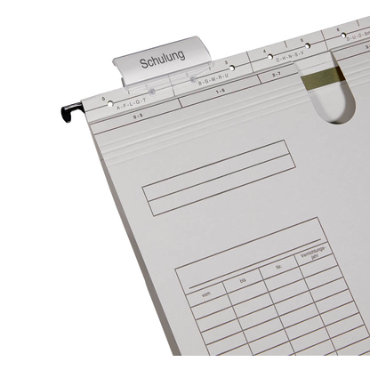 Artikelbild 5 für dots Hängehefter Karton lichtgrau DIN A4 1x kaufmännische Heftung, 50 St., Artikelnummer 538488