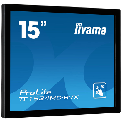 Artikelbild für iiyama ProLite TF1534MC-B7X LED-Touch-Display, schwarz, 38,0 cm (15,0 Zoll), Artikelnummer 551386