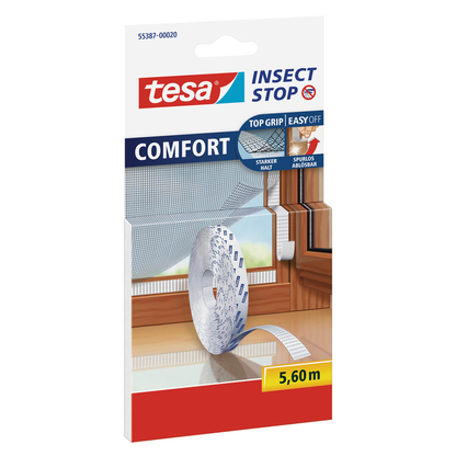 Artikelbild für tesa Klettband COMFORT weiß, 1 Rolle, Artikelnummer 808451