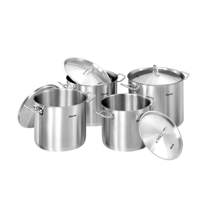 Artikelbild für Bartscher Topf-Set T4 silber 4-tlg., 1 St., Artikelnummer 425068
