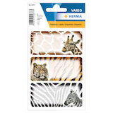 Artikelbild 1 für HERMA Schuletiketten 5877 Afrikanische Tiere, 9 Etiketten, Artikelnummer 901823