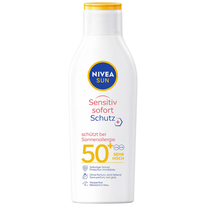 Artikelbild für NIVEA SUN Sensitiv sofort Schutz Sonnenmilch 200 ml, Artikelnummer 577753