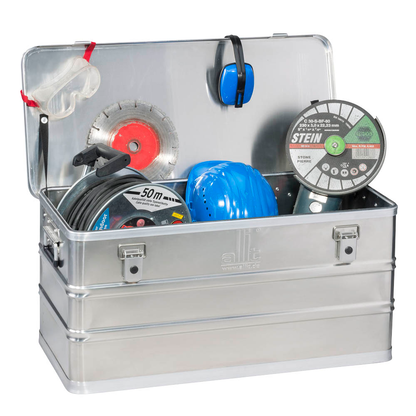 Artikelbild für Allit AluPlus Alubox 90,0 l grau 78,0 x 38,5 x 37,5 cm, 1 St., Artikelnummer 837171