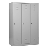 Artikelbild 1 für Gürkan Spind lichtgrau 105459, 3 Schließfächer 118,5 x 50,0 x 180,0 cm, Artikelnummer 562001