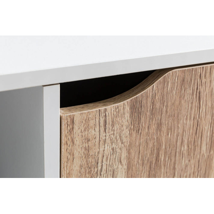 Artikelbild 8 für WOHNLING Regalschrank, WL5.526 weiß, sonoma-eiche 89,0 x 29,0 x 91,0 cm, 1 St., Artikelnummer 159147