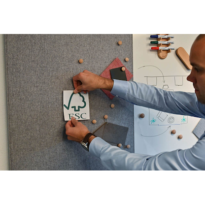 Artikelbild 5 für Legamaster Pinnnadeln WOODEN braun, 25 St., Artikelnummer 497143