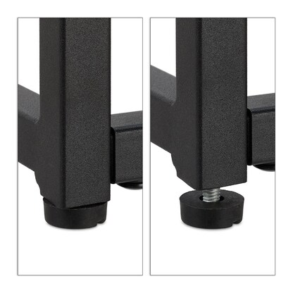 Artikelbild 7 für relaxdays Konsolentisch schwarz/transparent 110,0 x 30,0 x 70,0 cm, 1 St., Artikelnummer 520161