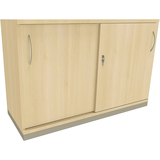 Artikelbild 1 für fm Schiebetürenschrank fastline, 4260267320860 königsahorn 1 Fachboden 120,0 x 44,2 x 78,1 cm, Artikelnummer 131187