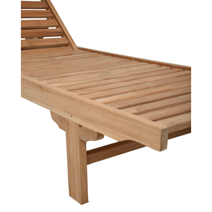 Artikelbild 5 für Garden Pleasure Sonnenliege SOLO braun Holz, Artikelnummer 707651
