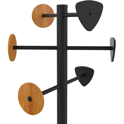 Artikelbild 3 für unilux Kleiderständer BORA BAMBOO schwarz Metall 6 Haken 38,0 x 178,0 cm, Artikelnummer 723682