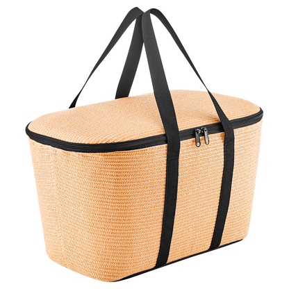 Artikelbild für reisenthel® Kühltasche coolerbag Kunststoff raffia black UH7078, Artikelnummer 481207