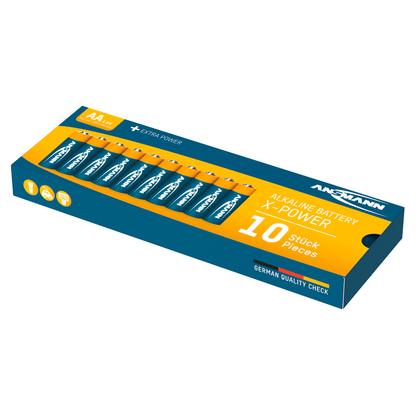 Artikelbild 3 für ANSMANN Batterien X-POWER Alkali-Mangan Mignon AA 1,5 V, 10 St., Artikelnummer 647547