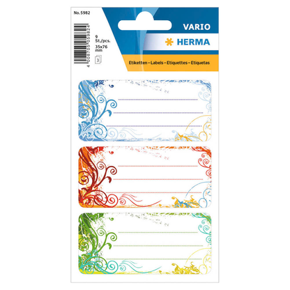 Artikelbild für HERMA Schuletiketten 5982 Spirit, 9 Etiketten, Artikelnummer 901912