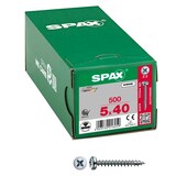 Artikelbild 1 für SPAX® Universalschrauben Z2 Halbrundkopf WIROX 0231010500405 5 mm x 40 mm, 500 St., Artikelnummer 394779