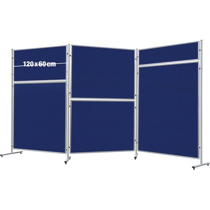 Artikelbild für FRANKEN Trennwand ECO, doppelseitig, blau 120,0 x 60,0 cm, 1 St., Artikelnummer 570554