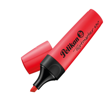 Artikelbild 2 für Pelikan 490 Textmarker rot, 1 St., Artikelnummer 443919