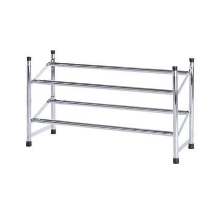 Artikelbild für WENKO Teleskop-Schuhregal chrom 62,0 - 115,0 x 23,0 x 35,0 cm, 1 St., Artikelnummer 532186