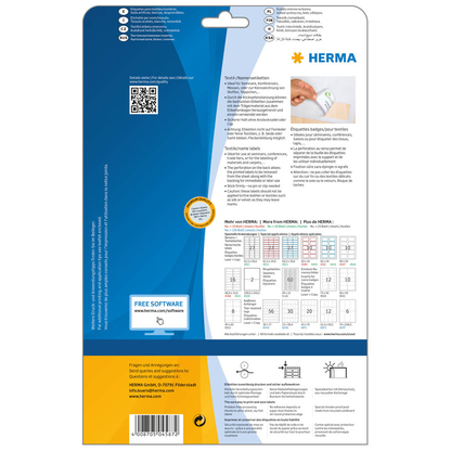 Artikelbild 4 für HERMA Namensetiketten 4587 weiß 80,0 x 50,0 mm, 10 Blatt, Artikelnummer 781950
