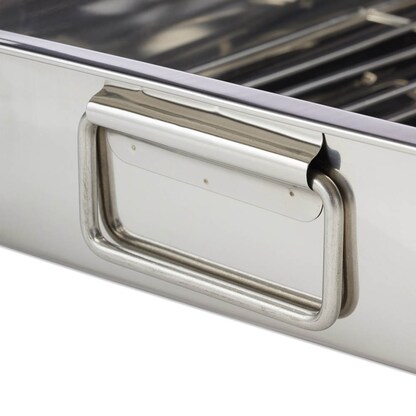 Artikelbild 7 für relaxdays Bräter silber 2-tlg., 1 St., Artikelnummer 473147