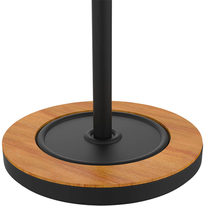 Artikelbild 4 für unilux Kleiderständer BORA BAMBOO schwarz Metall 6 Haken 38,0 x 178,0 cm, Artikelnummer 723682