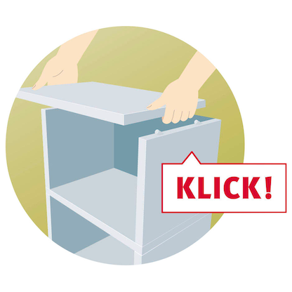 Artikelbild 9 für HAMMERBACHER Aktenregal 924RE ahorn 40,0 x 40,0 x 74,8 cm, 1 St., Artikelnummer 992990