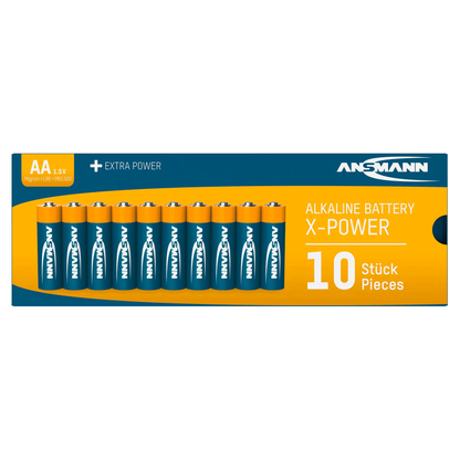 Artikelbild 4 für ANSMANN Batterien X-POWER Alkali-Mangan Mignon AA 1,5 V, 10 St., Artikelnummer 647547