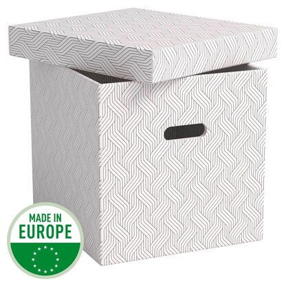 Artikelbild 9 für VON LEITZ CUBE Aufbewahrungsboxen 29,0 l weiß 32,0 x 36,5 x 31,5 cm, 3 St., Artikelnummer 636078