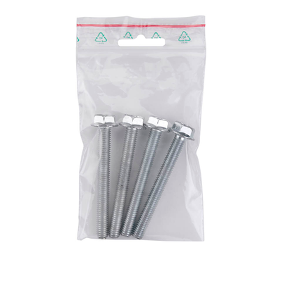 Artikelbild für Druckverschlussbeutel 50 µm 16,0 x 22,0 cm, mit Euroloch, 100 St., Artikelnummer 648006