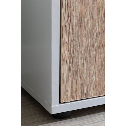 Artikelbild 11 für WOHNLING Regalschrank, WL5.526 weiß, sonoma-eiche 89,0 x 29,0 x 91,0 cm, 1 St., Artikelnummer 159147