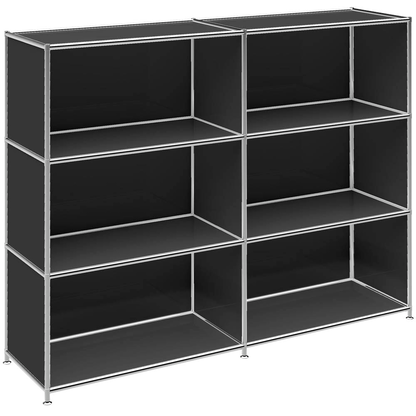 Artikelbild für viasit Aktenregal System4 schwarz 152,9 x 40,4 x 118,2 cm, 1 St., Artikelnummer 275691