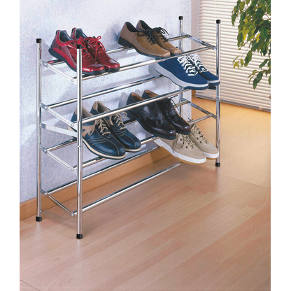 Artikelbild 3 für WENKO Teleskop-Schuhregal chrom 62,0 - 115,0 x 23,0 x 35,0 cm, 1 St., Artikelnummer 532186